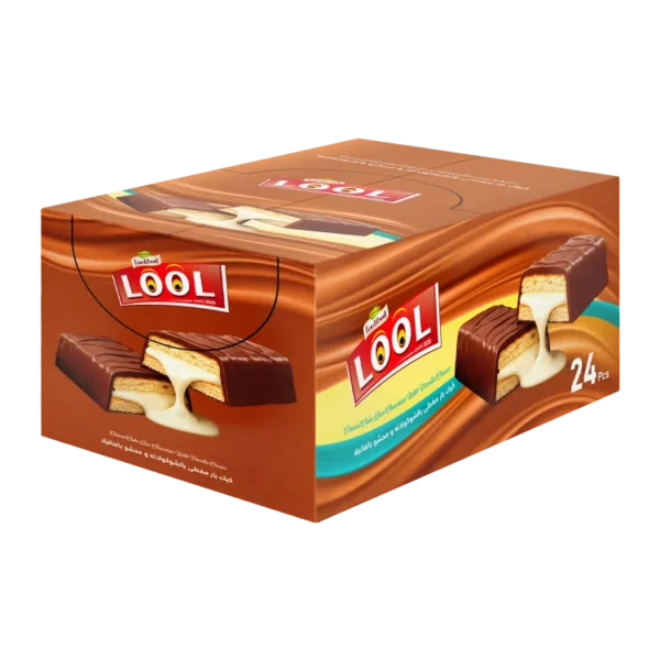 Chocolate covered bar cake filled with vanilla - Image 2