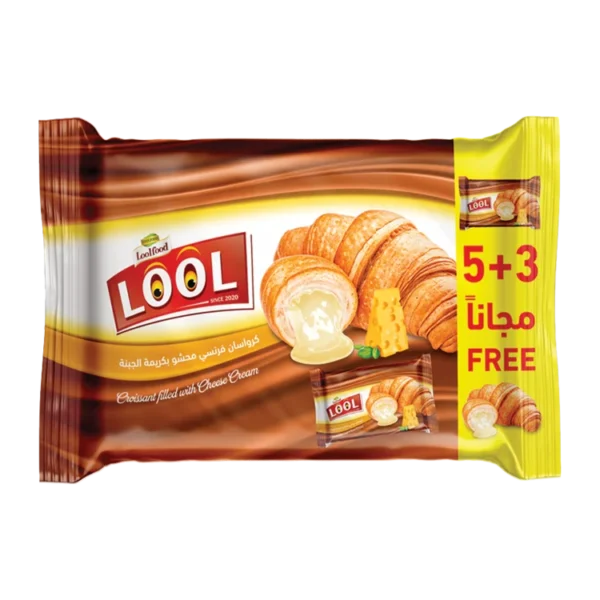 French croissants filled with cheese cream - Image 2