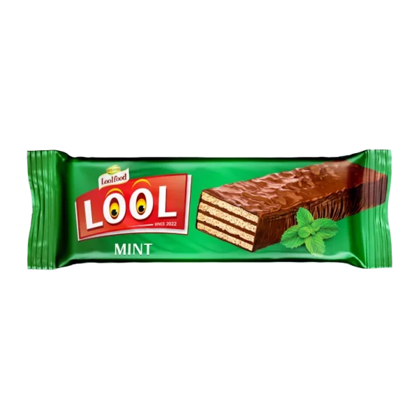 Lool Covered Wafers Filled with Mint Cream