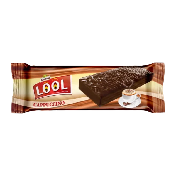Lool Covered Wafers Filled with Cappucino