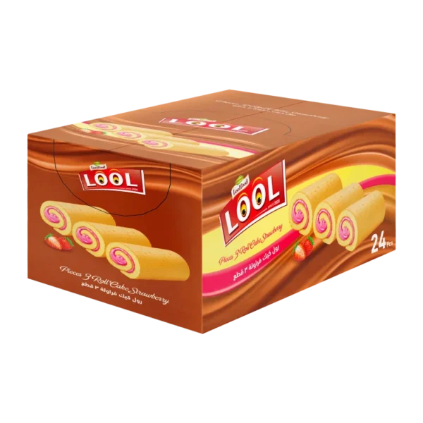 Strawberry Roll Cake (3 pieces) - Image 2