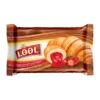 French croissants filled with strawberry cream