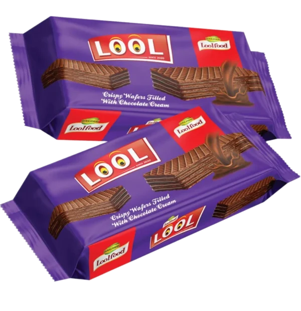 Crispy Wafers Filled With Chocolate Cream