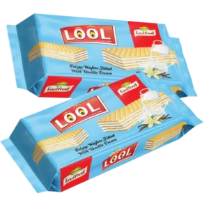 Crispy Wafers Filled With Vanilla Cream