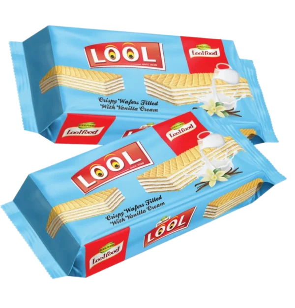 Crispy Wafers Filled With Vanilla Cream