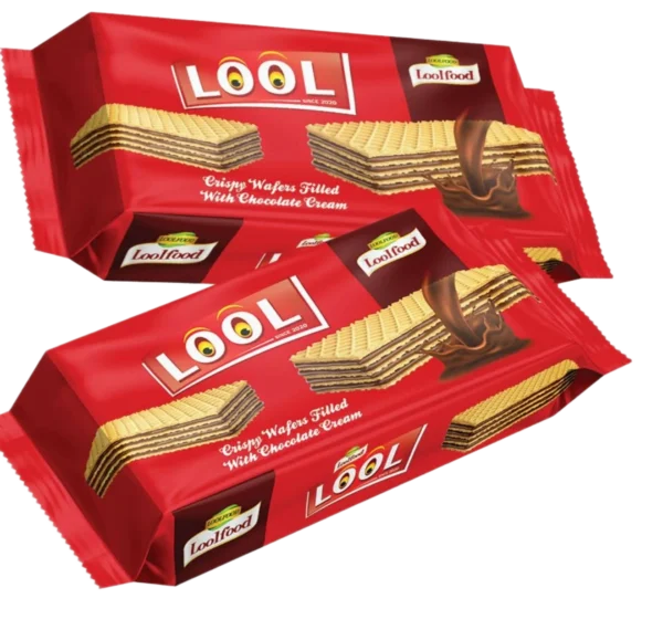 Crispy Wafers Filled With Chocolate Cream