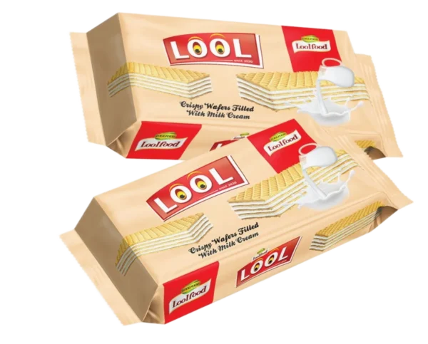 Crispy Wafers Filled With Milk Cream